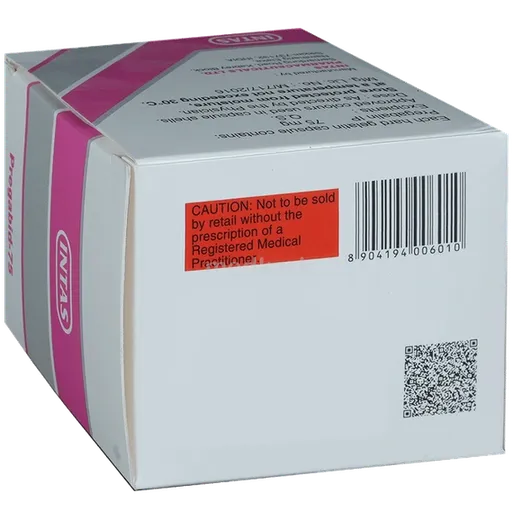 pregabid 75mg capsule 15's